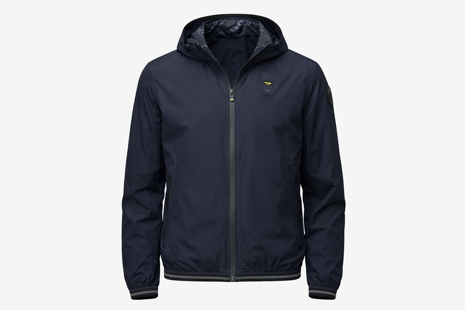 Blauer Usa Giubbotto Blu Leggero Con Cappuccio Uomo 26SBLUC11018007110_