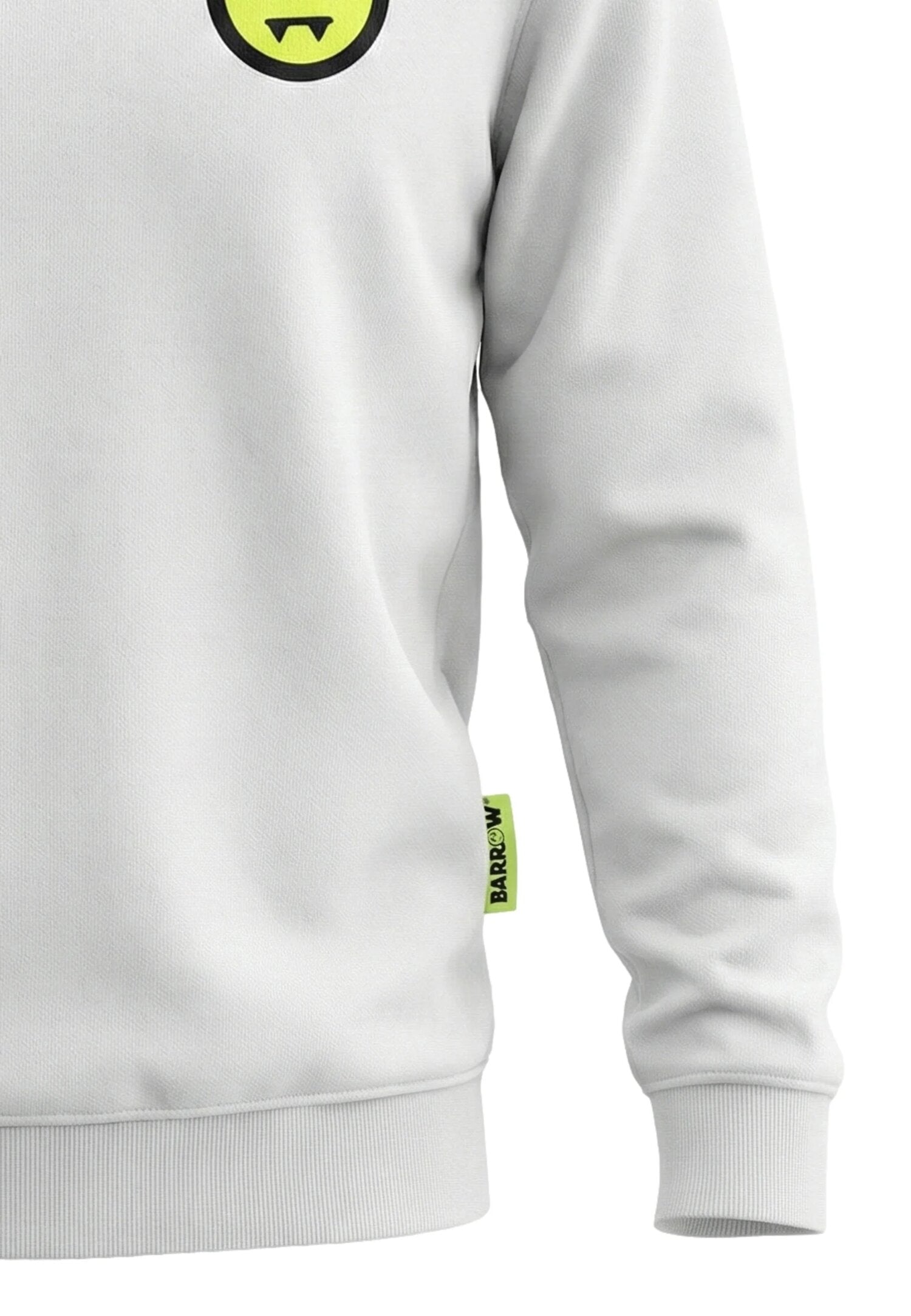 Barrow Felpa Bianca Bambino S6BKJUSW241_