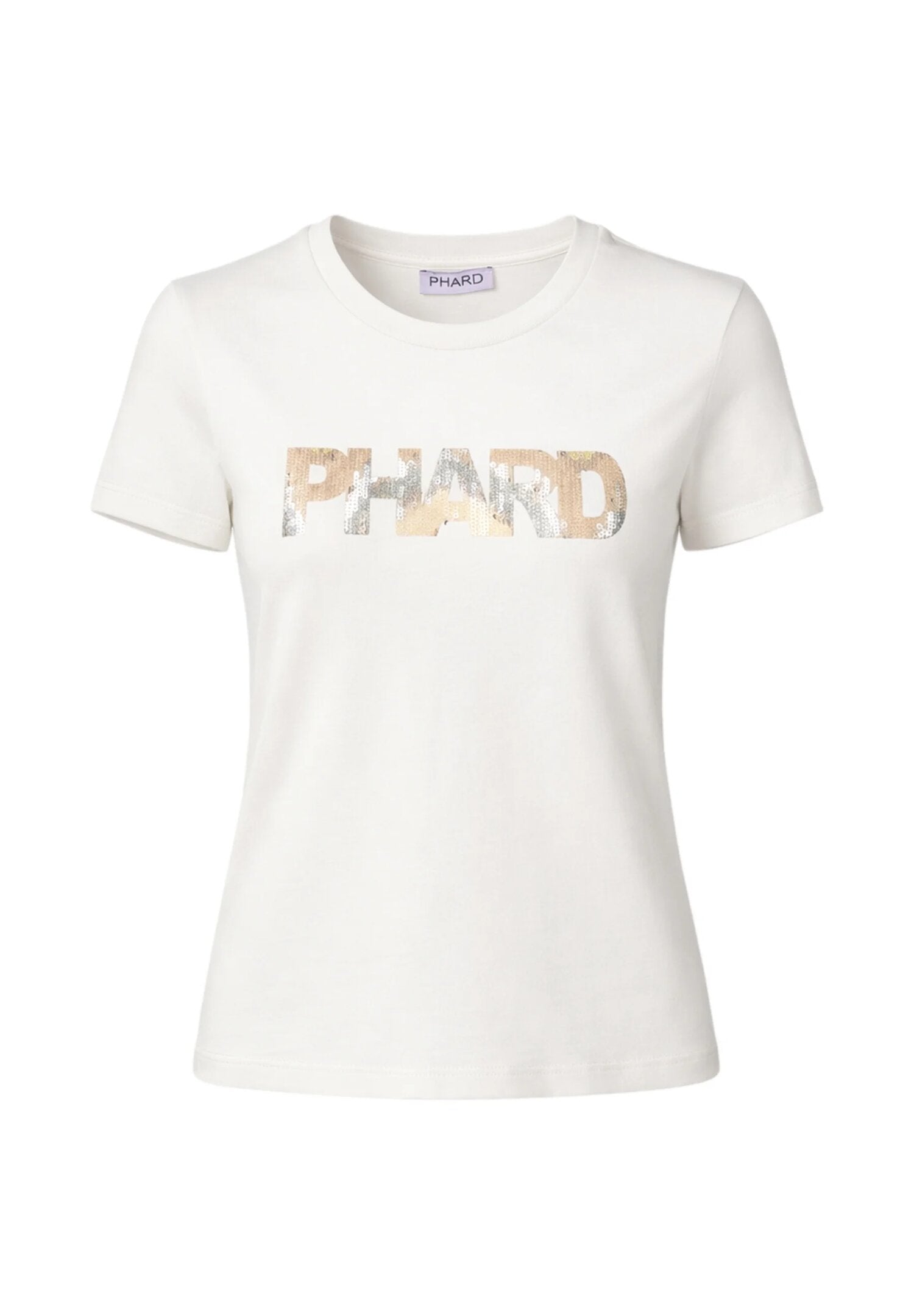 Phard Completo Tshirt Logo e Bermuda Beige Bambina PH3128+PH3071_