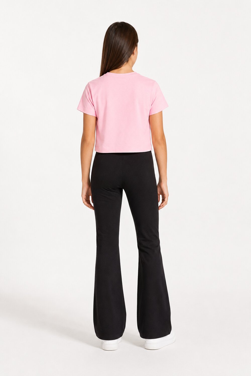 Pyrex Completo Con Tshirt Rosa Leggins Neri Bambina 26EPK46086+49106_