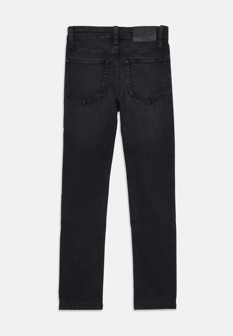 Calvin Klein Jeans Slim Fit Bambino – Nero Elasticizzato - NERO | CammarataMode