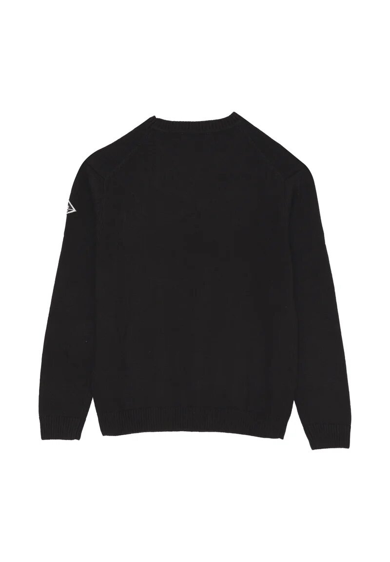 Roy Rogers maglione bambino e ragazzo nero cotone e lana logo