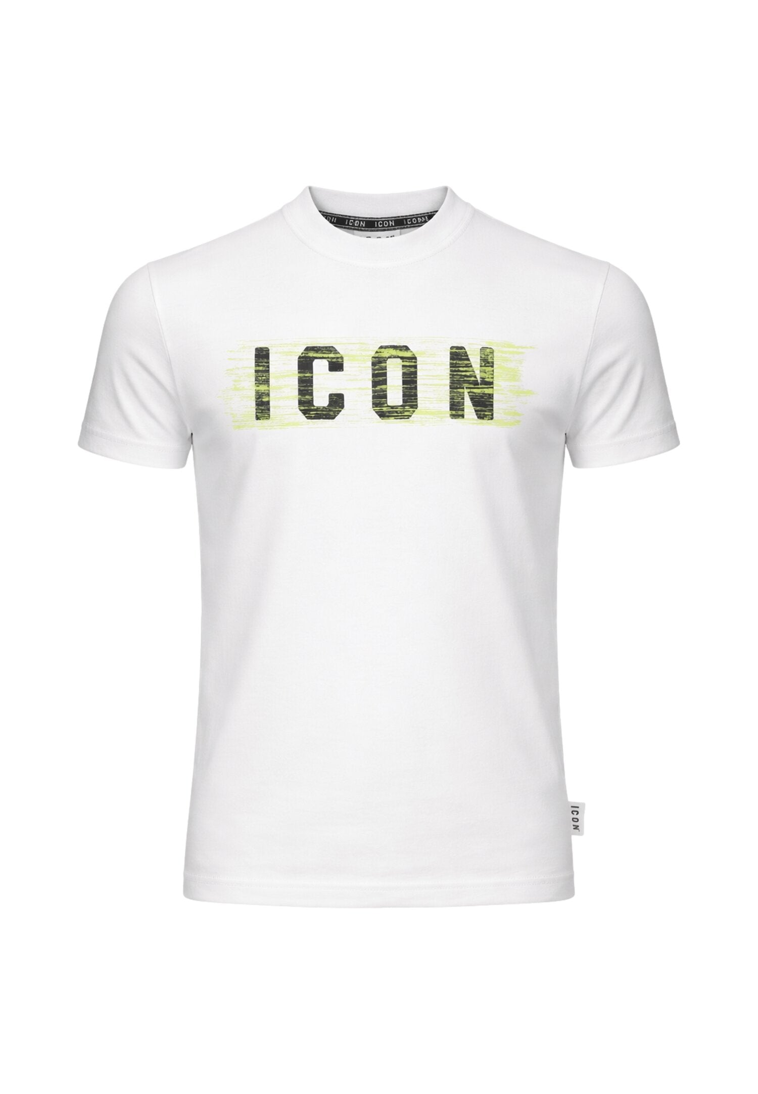 Icon Tshirt Logo Verde Neon Bambino Maniche Corte - IBKS001259_