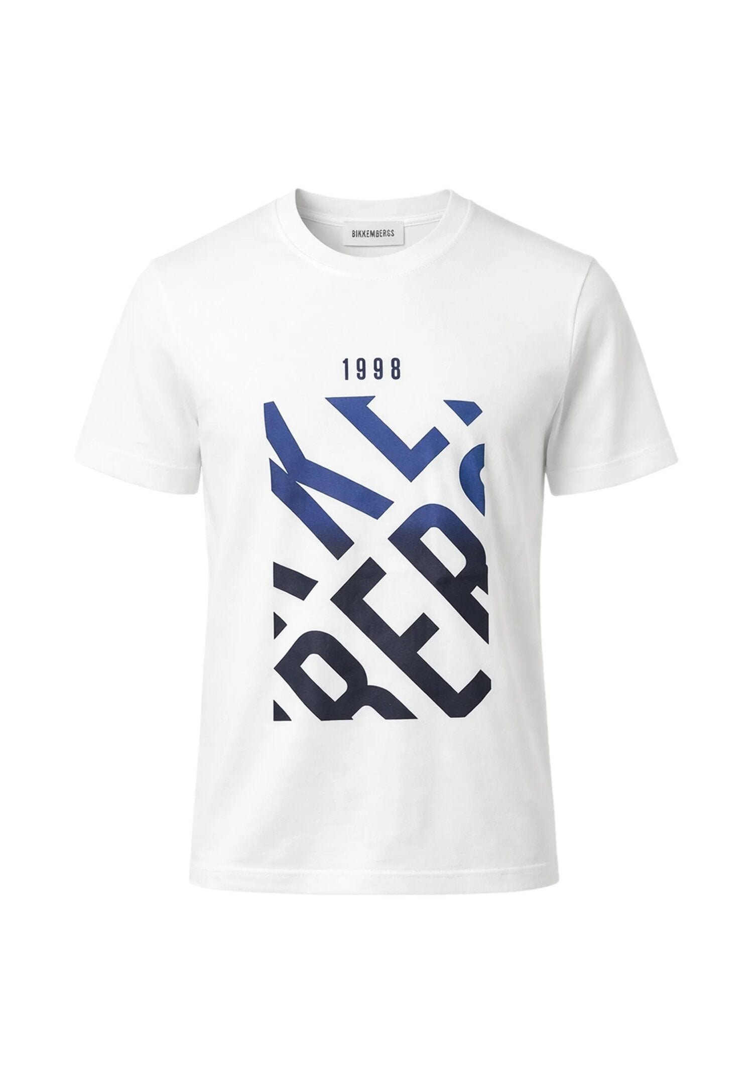 Bikkembergs Completo Tshirt Panna e Bermuda Blu Bambino BK4105_