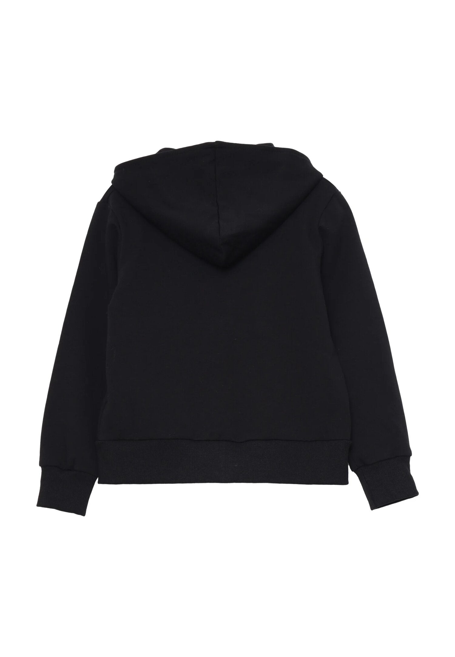 Dimensione Danza Tuta Nero Bambina Giacca Zip In Cotone Con Cappuccio
