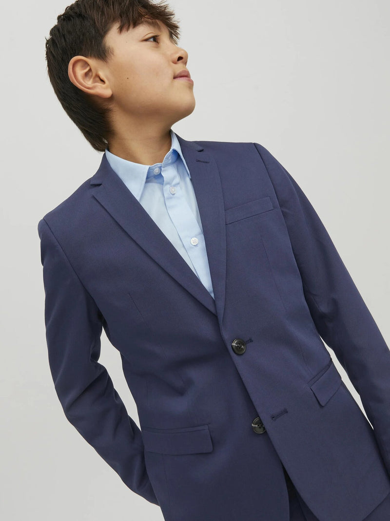 Jack & Jones Junior giacca elegante bambino e ragazzo medieval blu slim - BLU COBALTO | CammarataMode