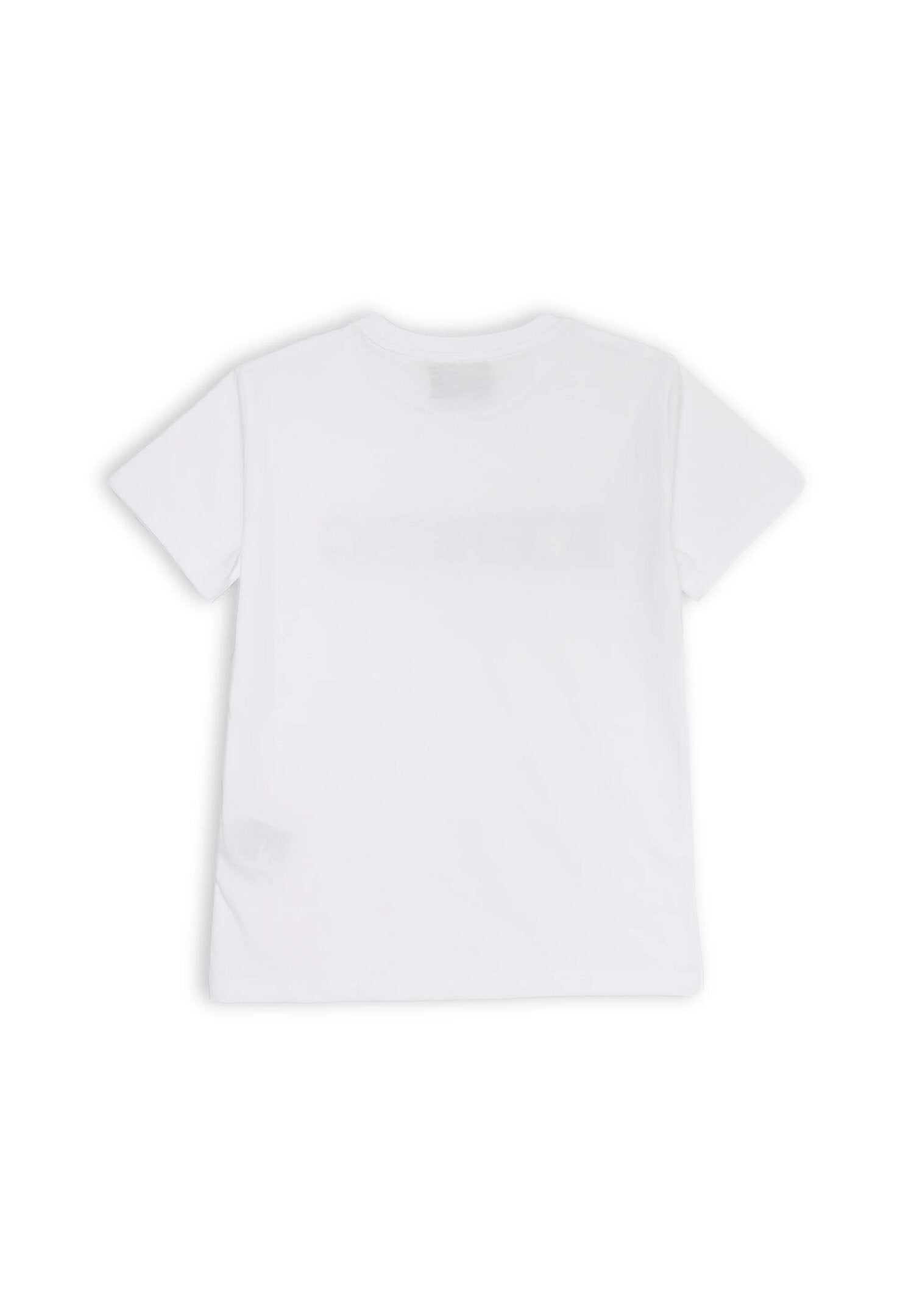 Maglietta bianca ICEBERG bambino stampa logo nero estate 2025 cotone | CammarataMode