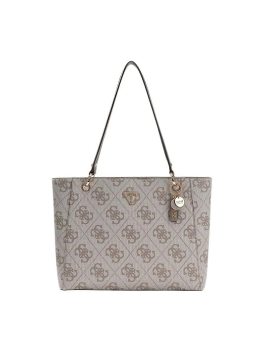 Guess borsa crema donna logo all over