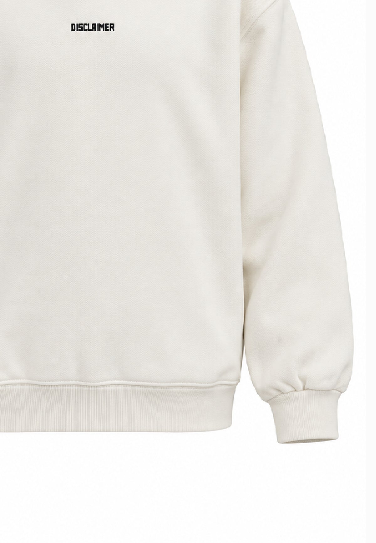 Disclaimer FELPA PANNA CON CAPPUCCIO E MAXI LOGO SUL RETRO Bambini e ragazzi 26IDK59101.PANNA_