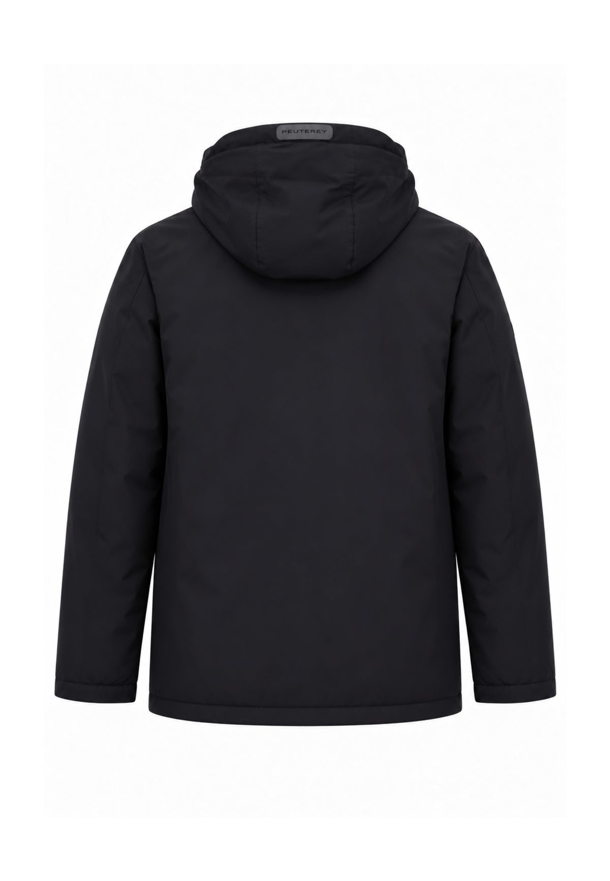 Peuterey GIUBBOTTO NERO CON CAPPUCCIO E TASCHE CON ZIP Bambini e ragazzi SATORU KID.NE_