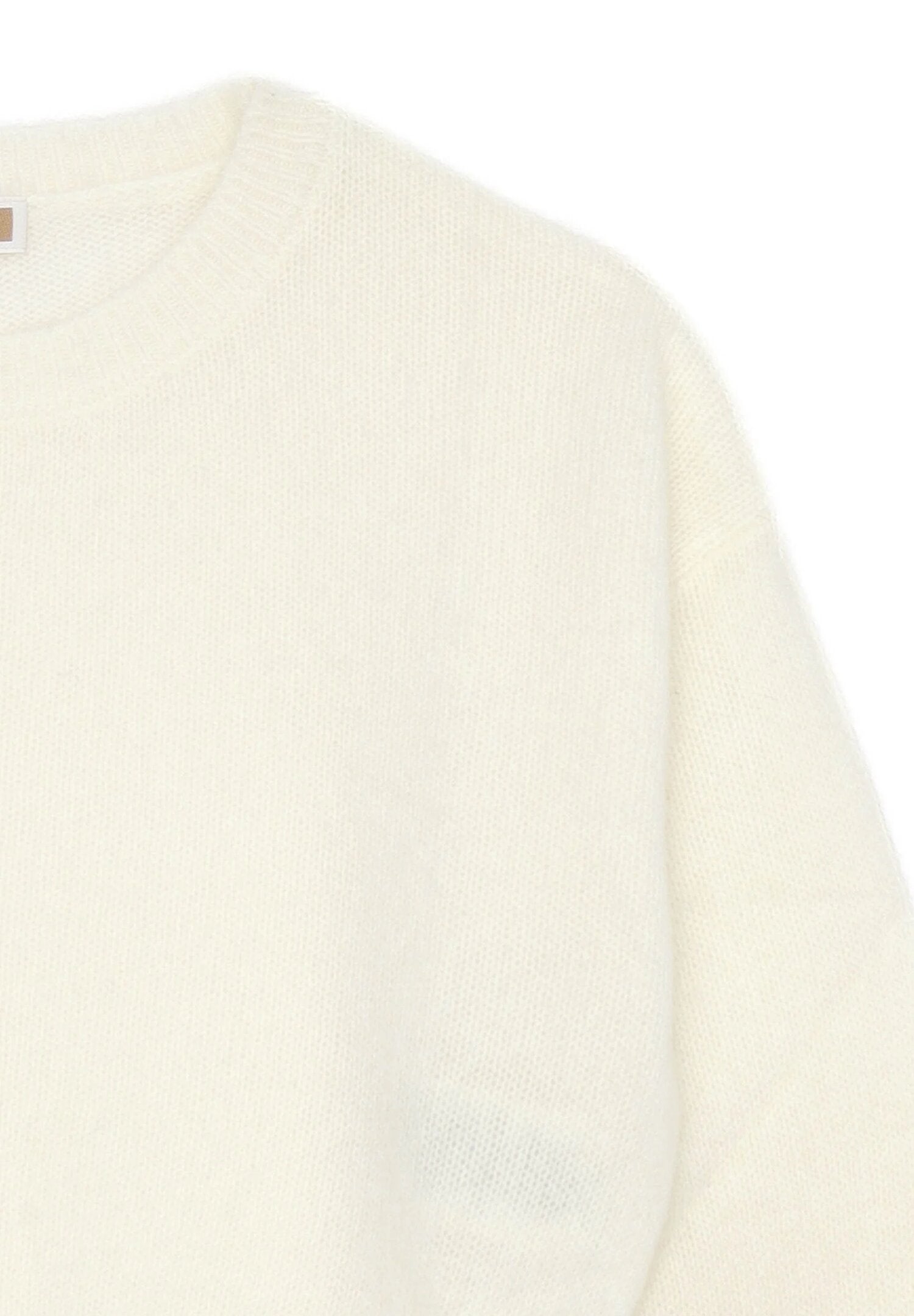 Kocca maglione panna bambina e ragazza in lana