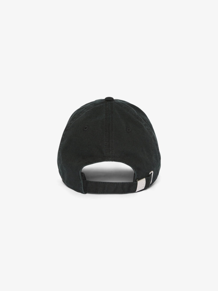 Gcds cappello nero uomo unisex logo ricamato sul davanti dettaglio logo