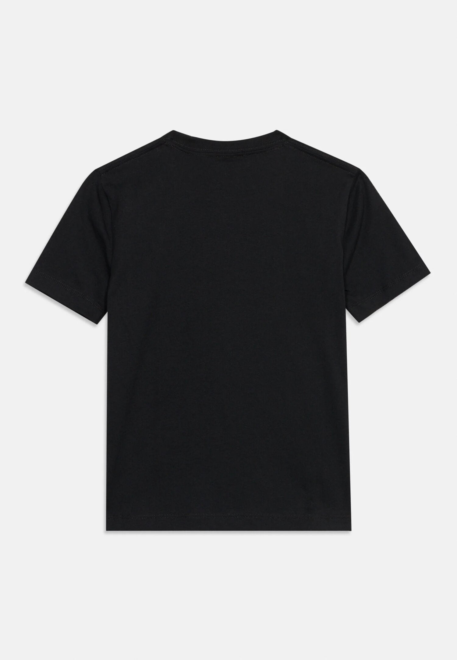Calvin Klein Tshirt Nera Con Logo In Corsivo Bianco Bambino LVCKSJA07BBEH_