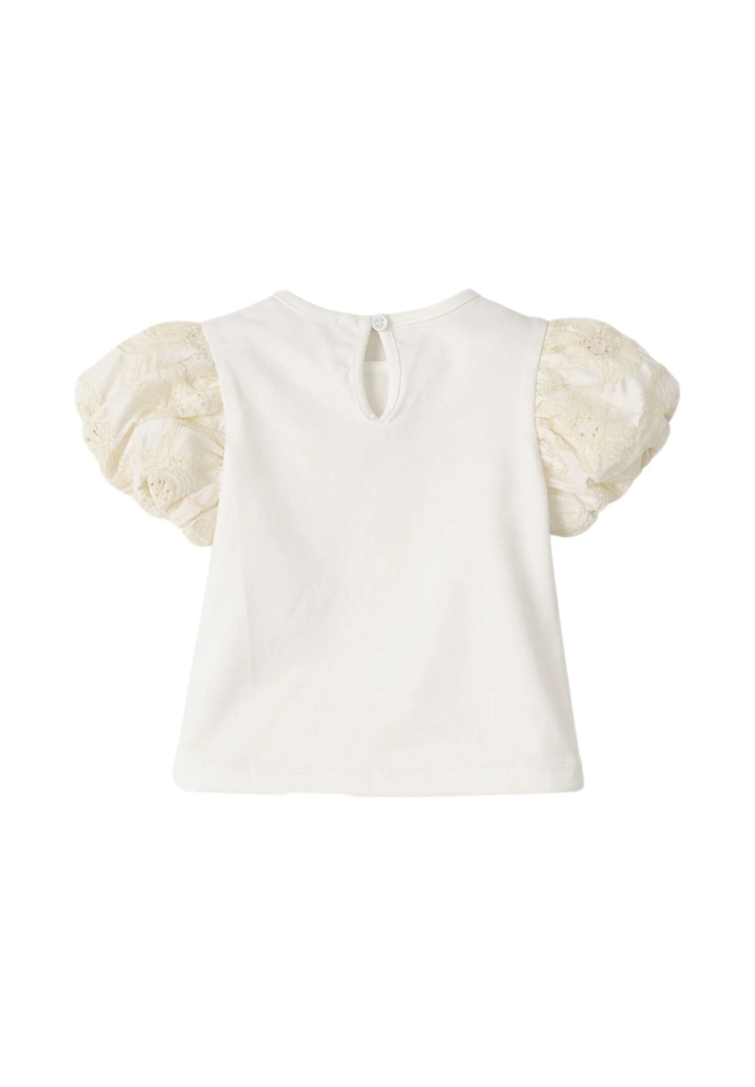Phard Completo Con Tshirt e Gonna Panna Neonata PH3114+PH3115_