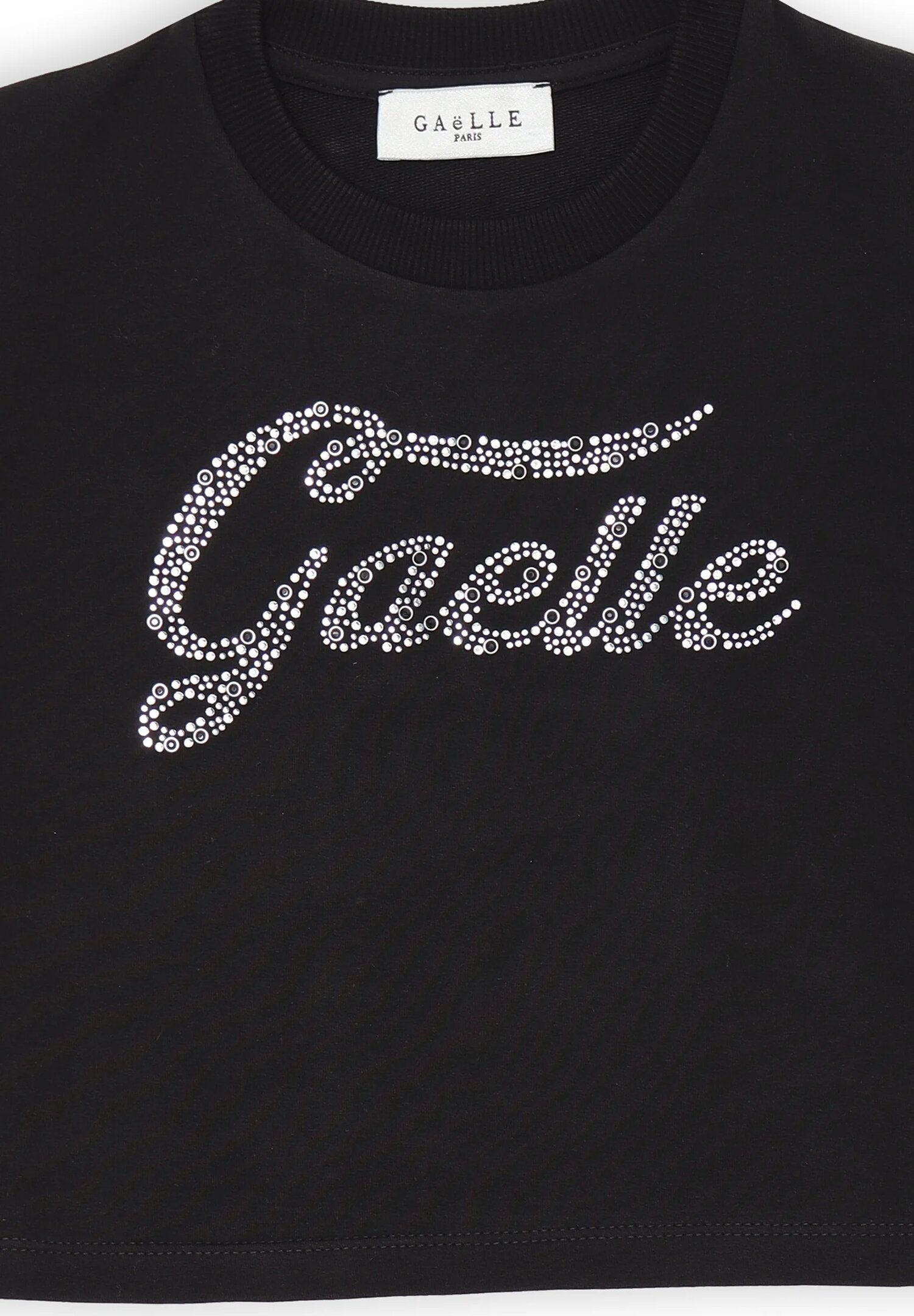 Gaelle Paris - Black sweatshirt and trousers set for girls | CammarataMode