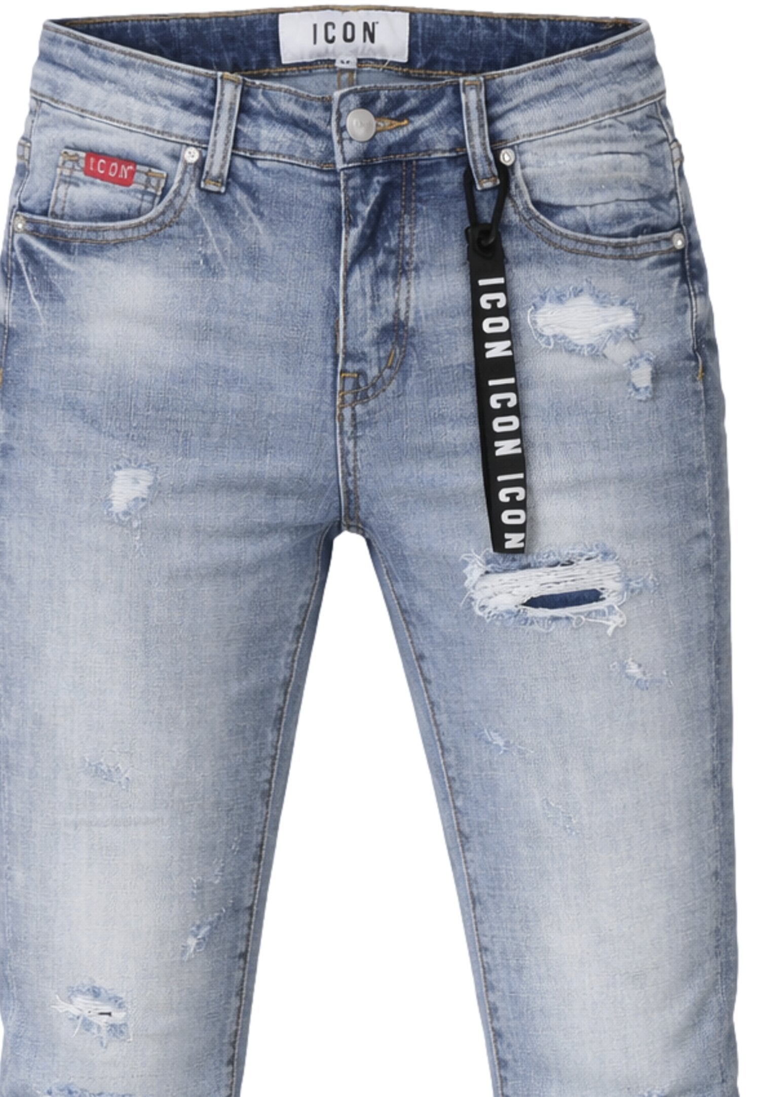 Icon Jeans Logo Tasca Dietro Bambino Slim Fit IBDT001032_