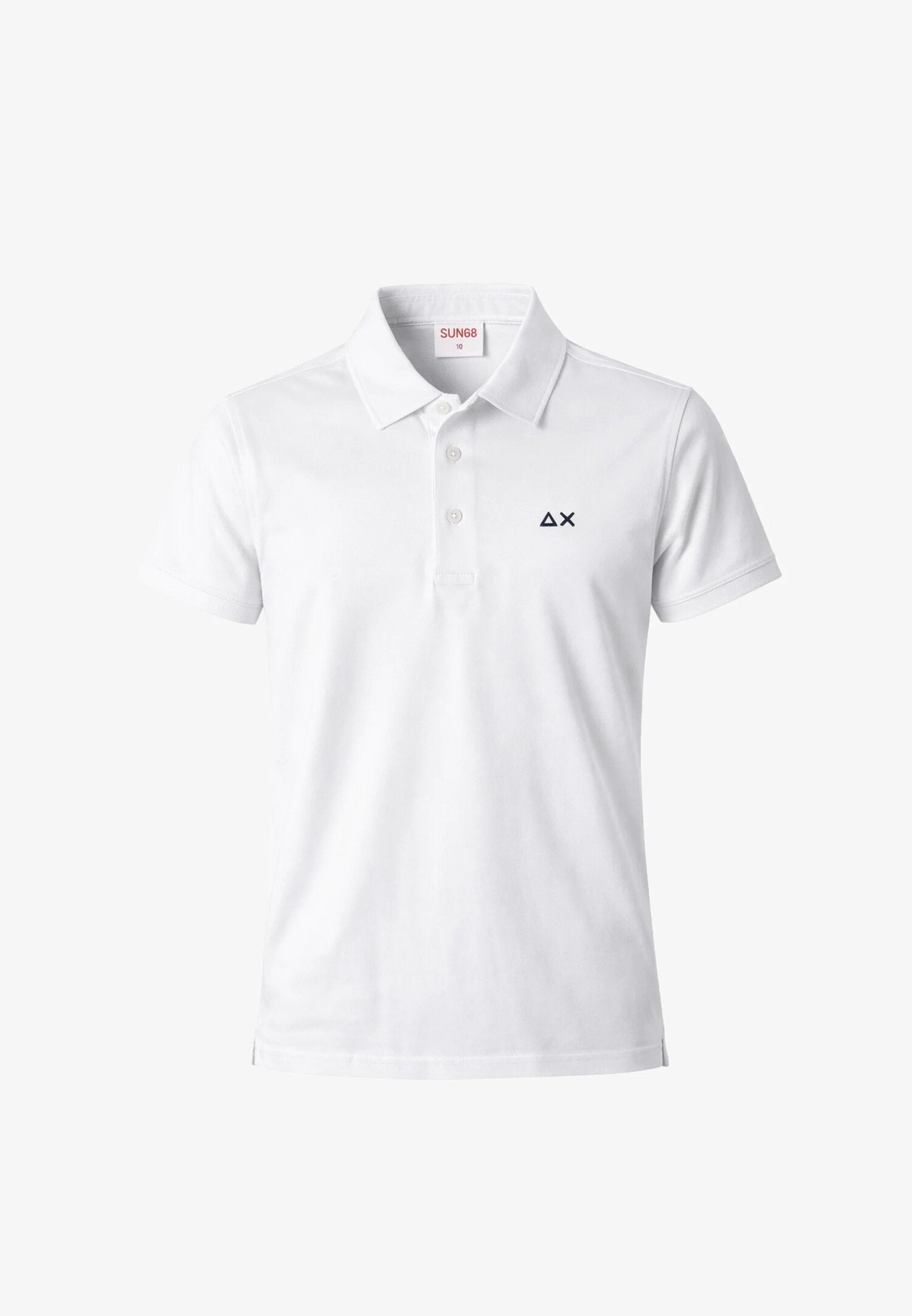 Sun68 Kids Polo Bambino Bianco Maniche Corte A36333_