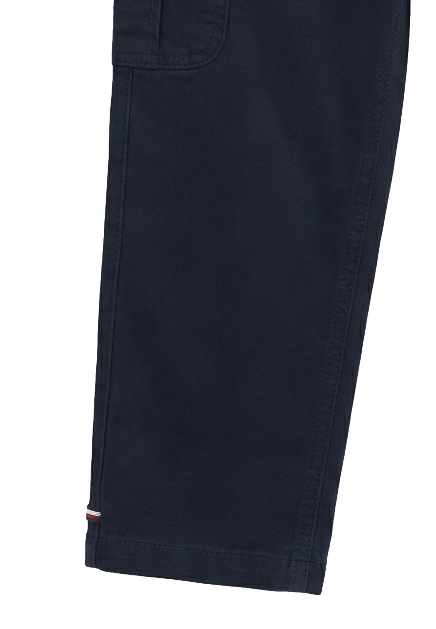 Tommy Hilfiger Pantaloni Cargo Blu Neonato Chiusura Lacci Quotidiano In Ecope