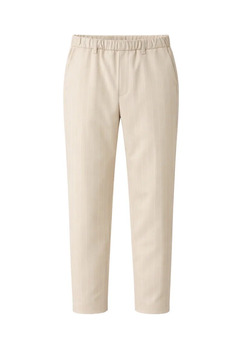 Overd Completo Giacca e Pantalone Beige a Righe Bambino 261397+261396_