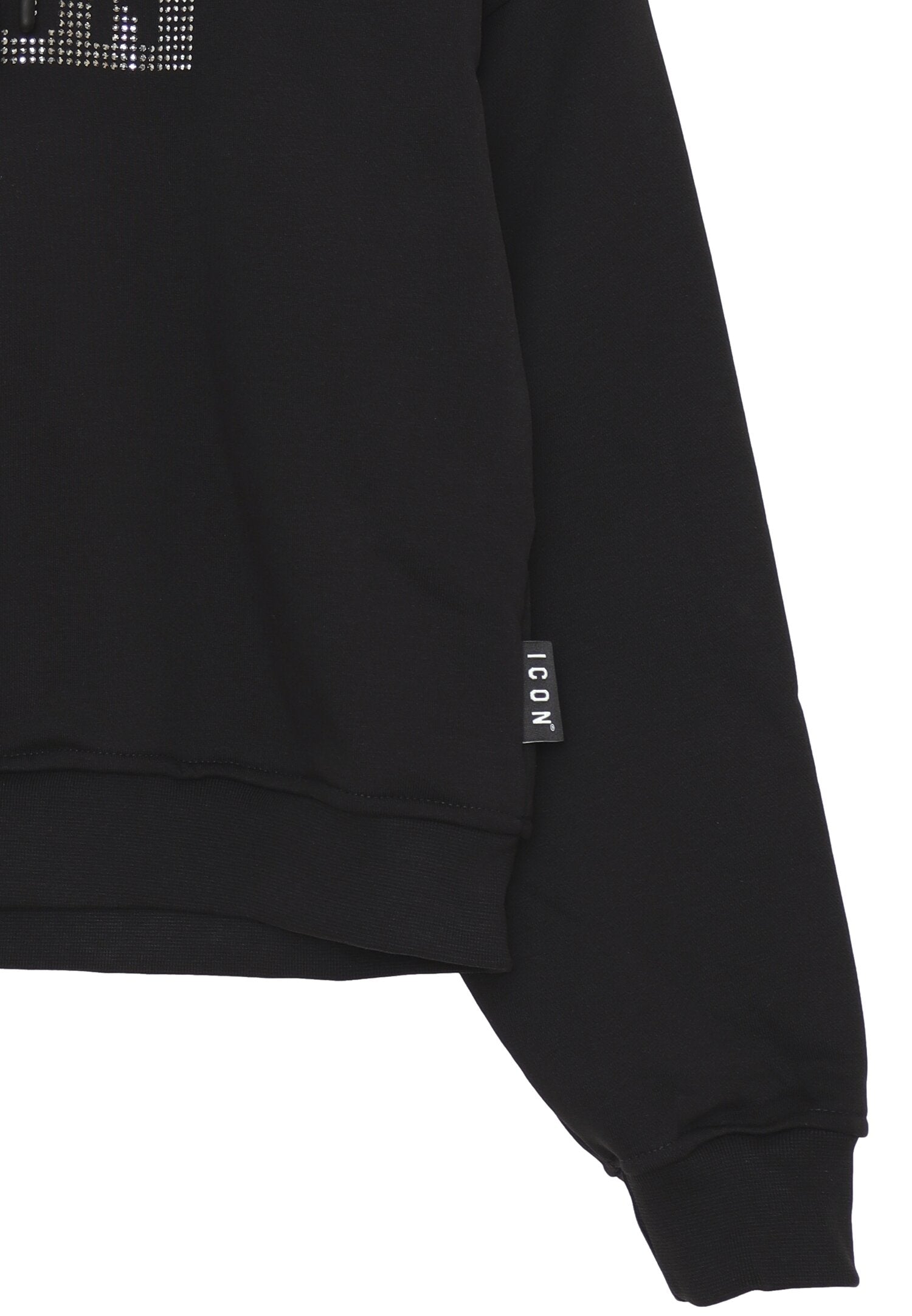 Icon Felpa Bambina In Cotone Con Cappuccio Sportivo AI25