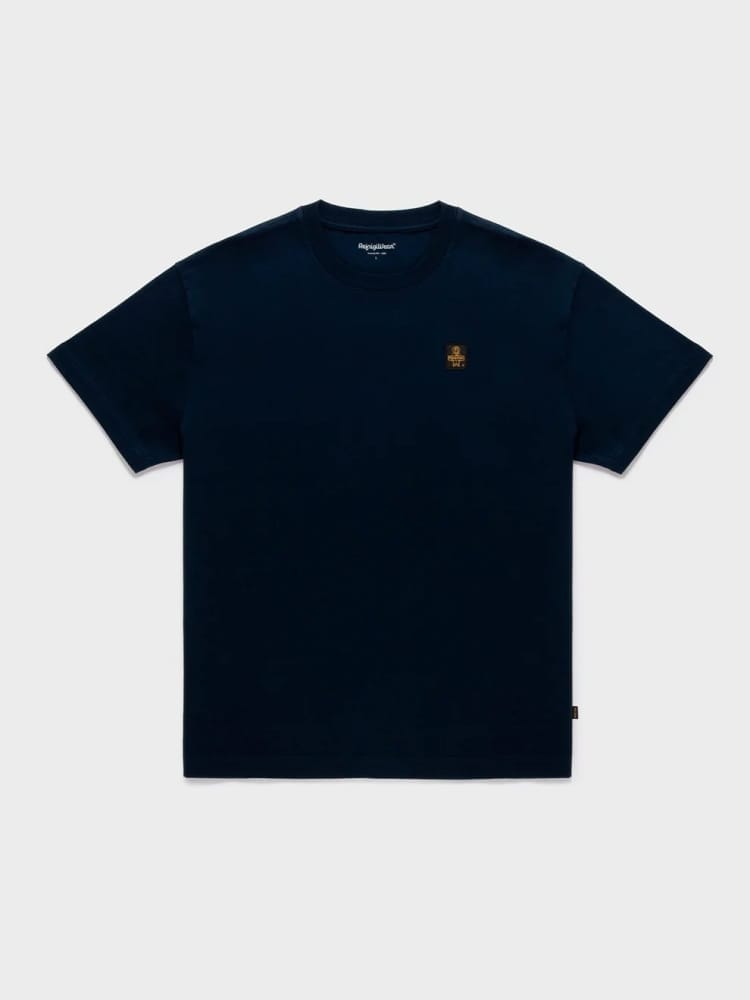 Refrigiwear tshirt blu navy uomo mini logo