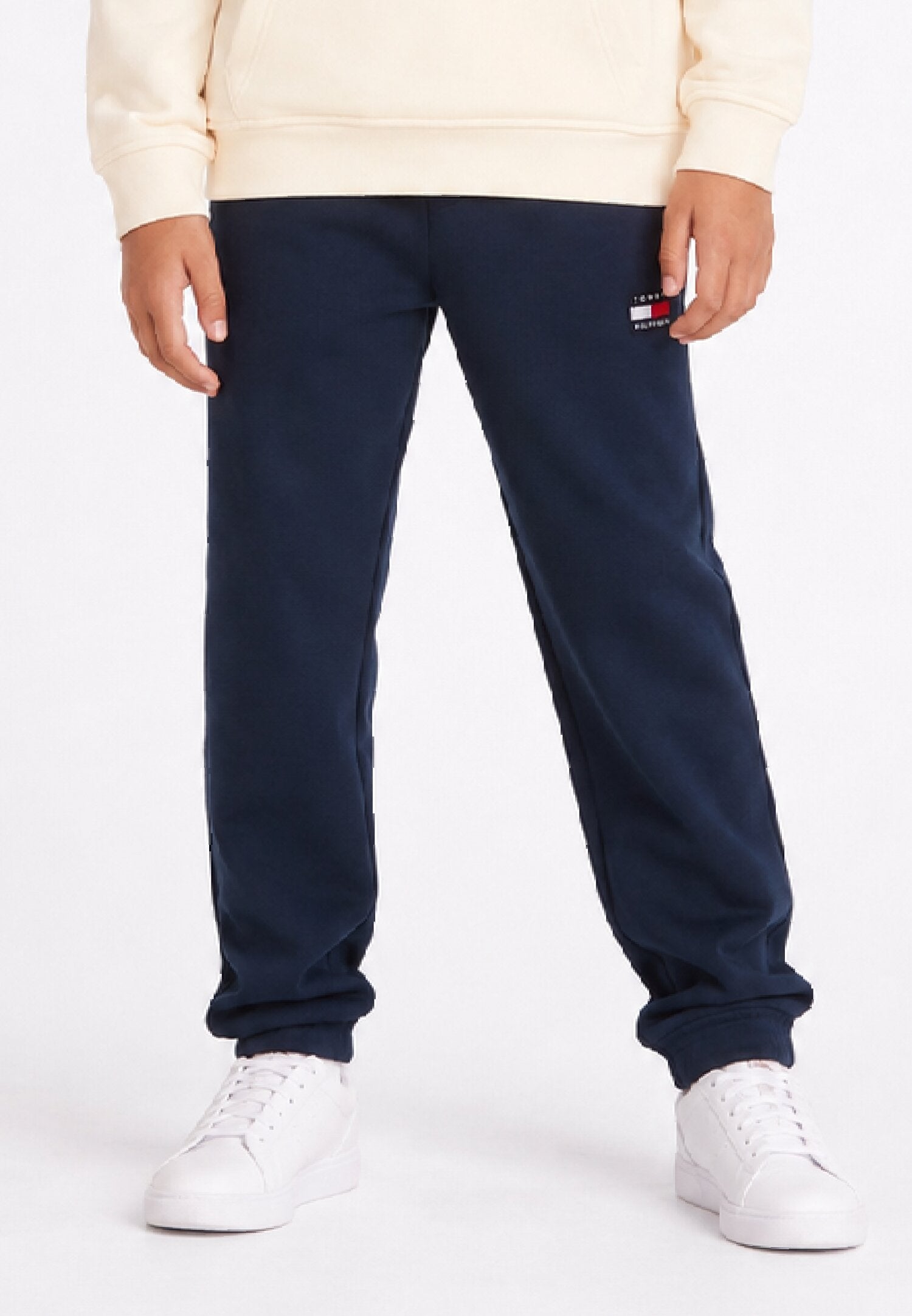 Tommy Hilfiger Pantalone Blu Di Tuta Con Logo Bambino KS0KS00759C1G_
