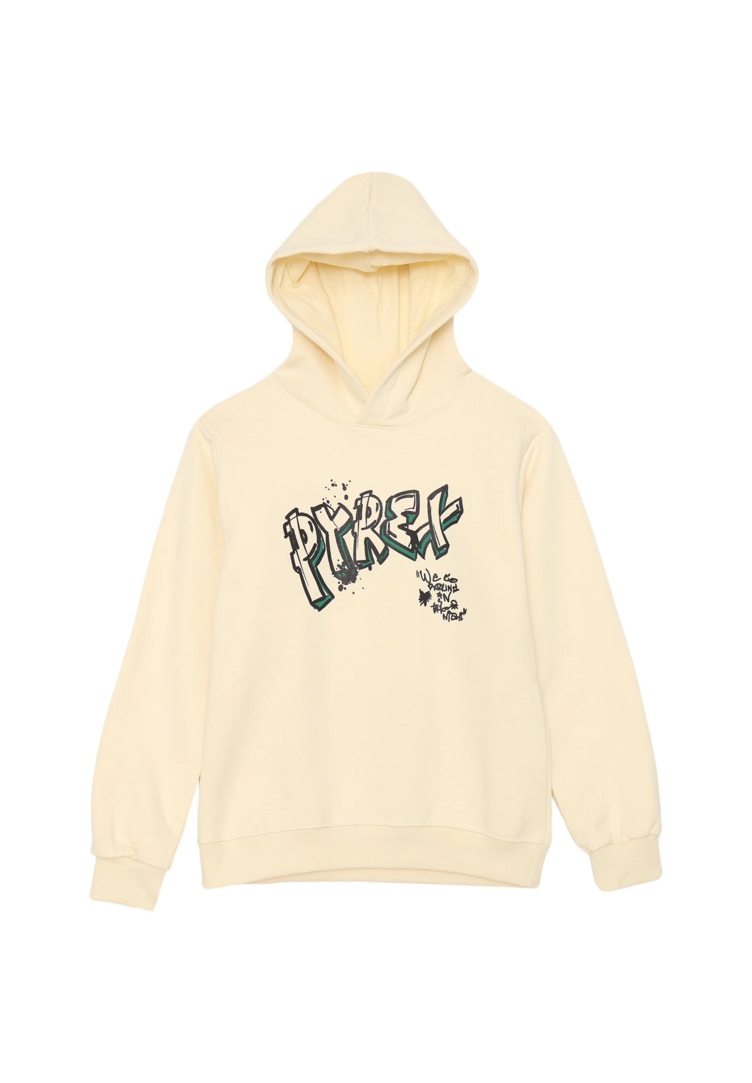 Pyrex Tuta Bambino Panna In Cotone Con Cappuccio Sportivo AI 25