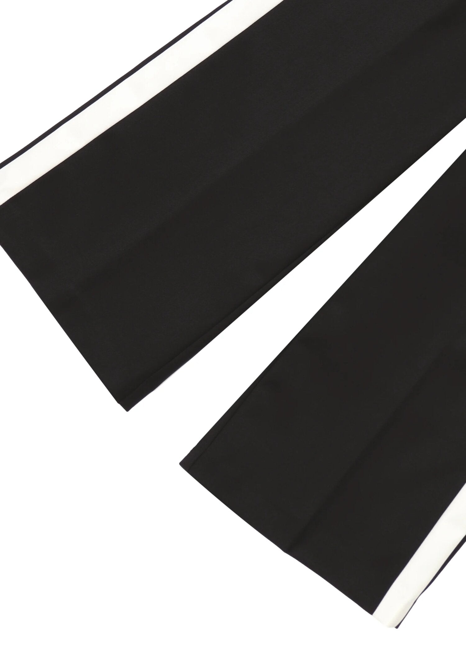 Kocca pantaloni neri bambina e ragazza con bande laterali