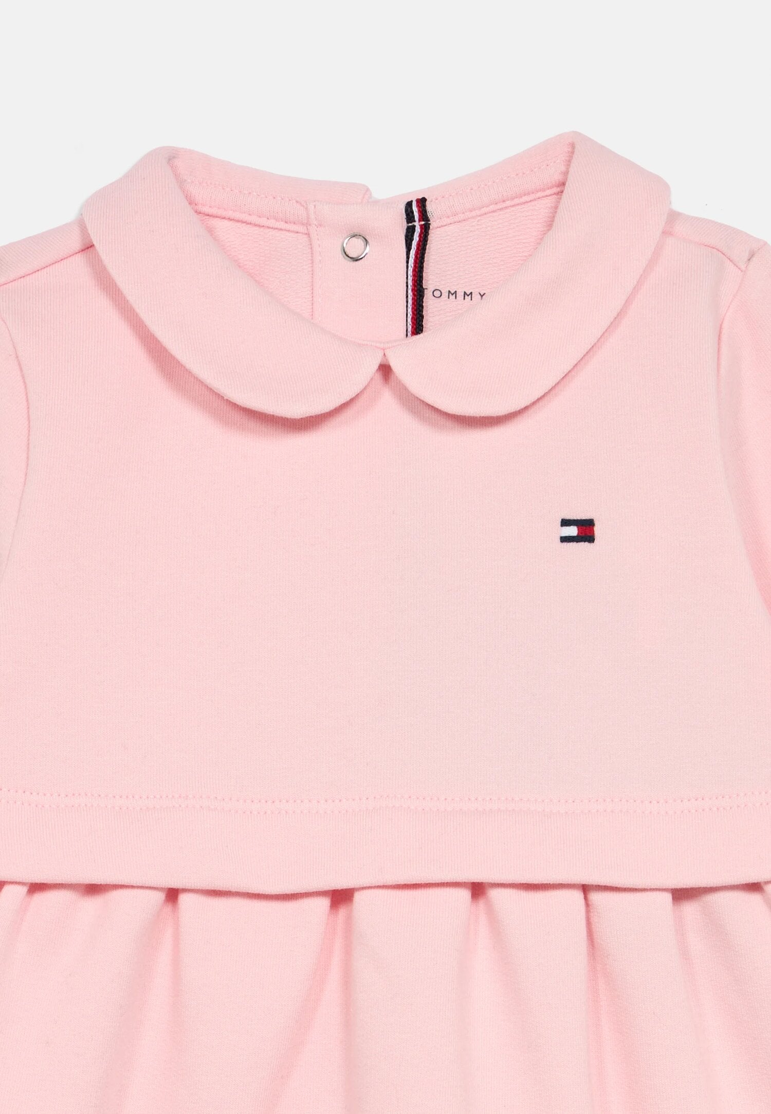 Tommy Hilfiger Vestitino Rosa Neonata In Cotone Quotidiano PE26 SS