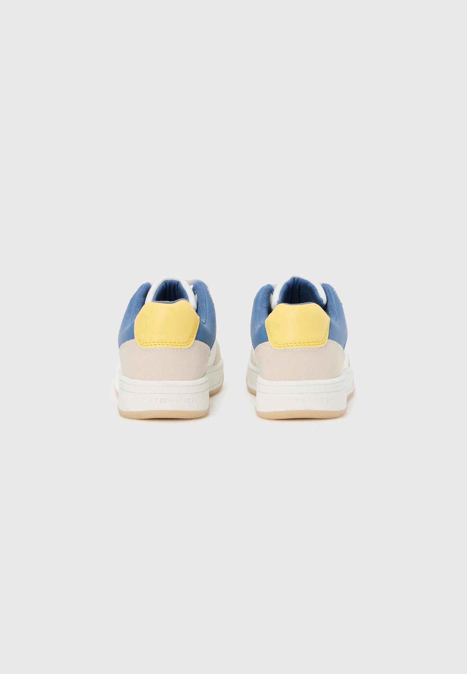 Tommy Hilfiger Scarpe Bianche Bambino Chiusura Lacci Quotidiano In Ecopelle 2