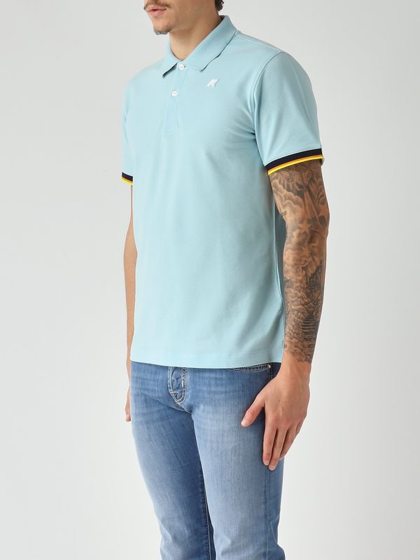 K-Way Polo uomo Vincent in cotone stretch piquè