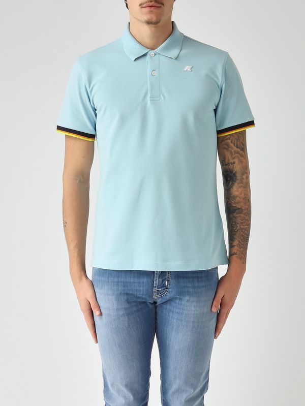 K-Way Polo uomo Vincent in cotone stretch piquè