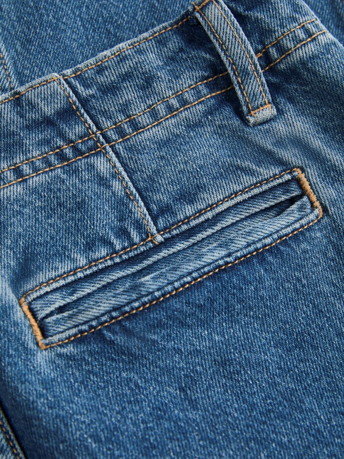 Jack & Jones Junior Jeans Blu Bambino In Cotone Vita Regolabile Passeggio