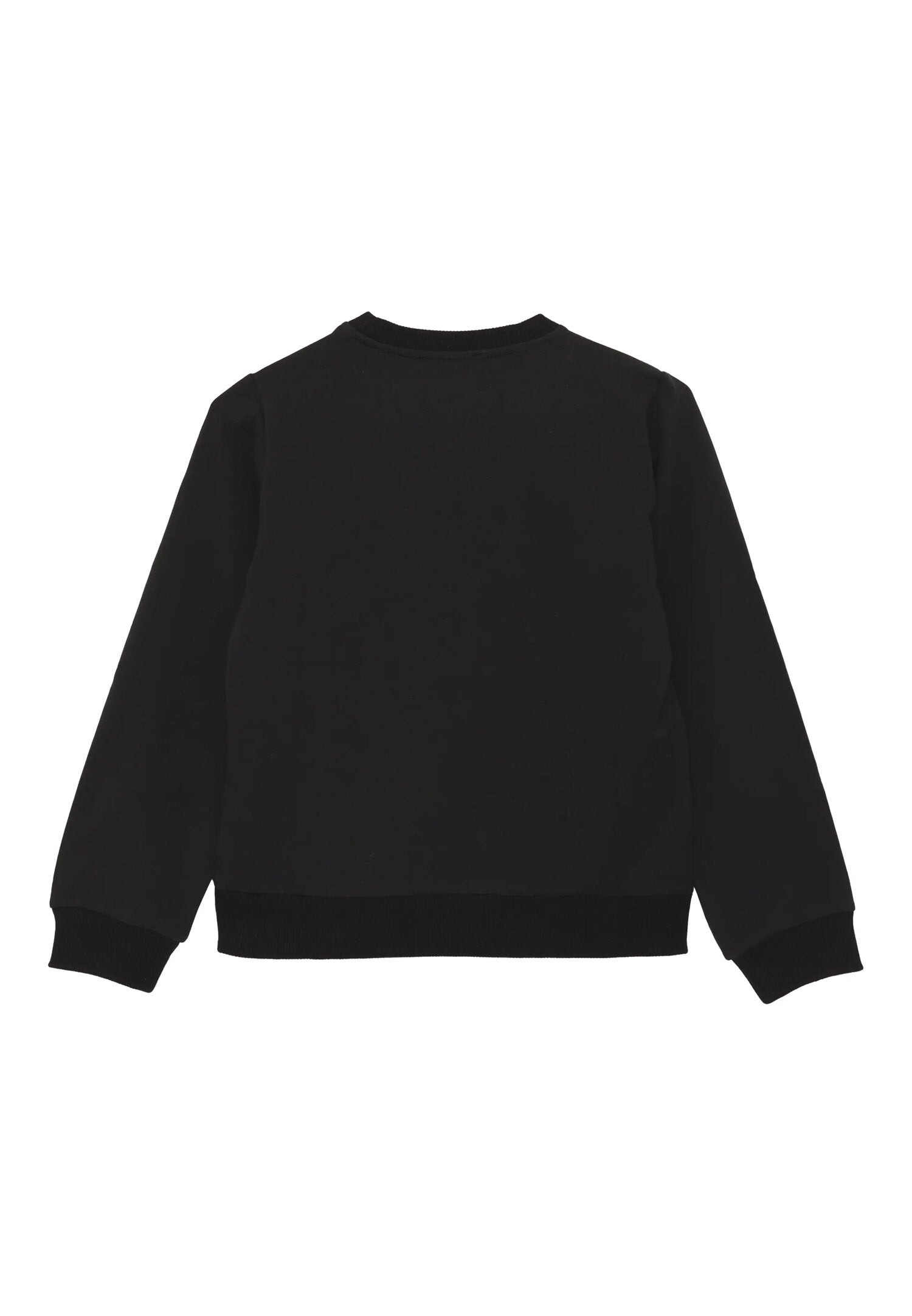 Gaelle Paris Felpa Nera Bambina In Cotone Girocollo | Elegante AI25 | CammarataMode