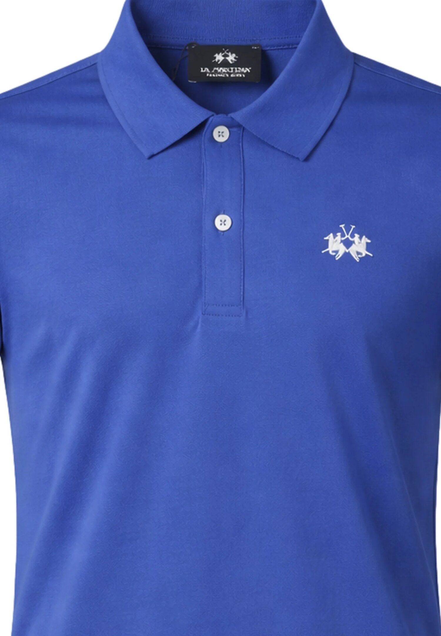 La Martina Polo Royal Con Logo Piccolo Bianco Bambino MAB0017_