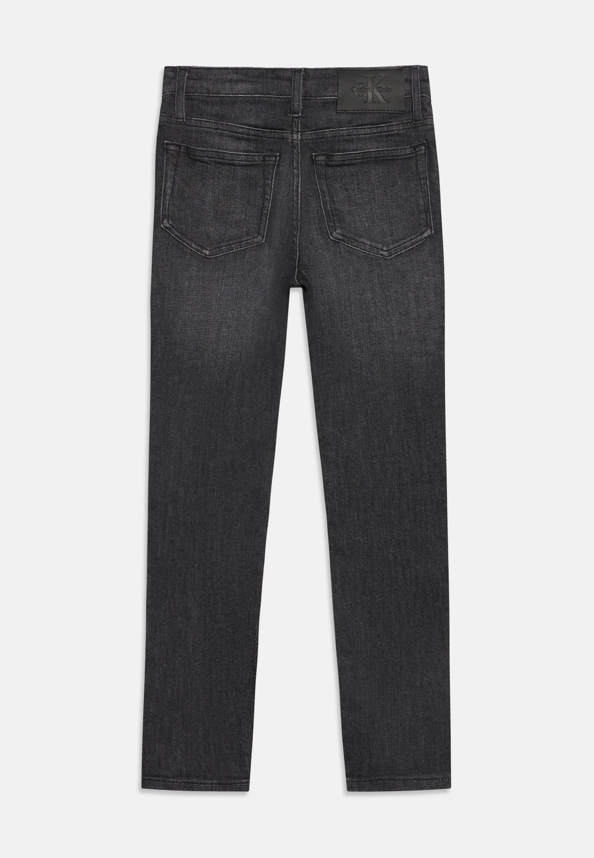 CALVIN KLEIN JEANS denim nero cinque tasche Bambini e ragazzi LVCKTJC19B1BY.NE_
