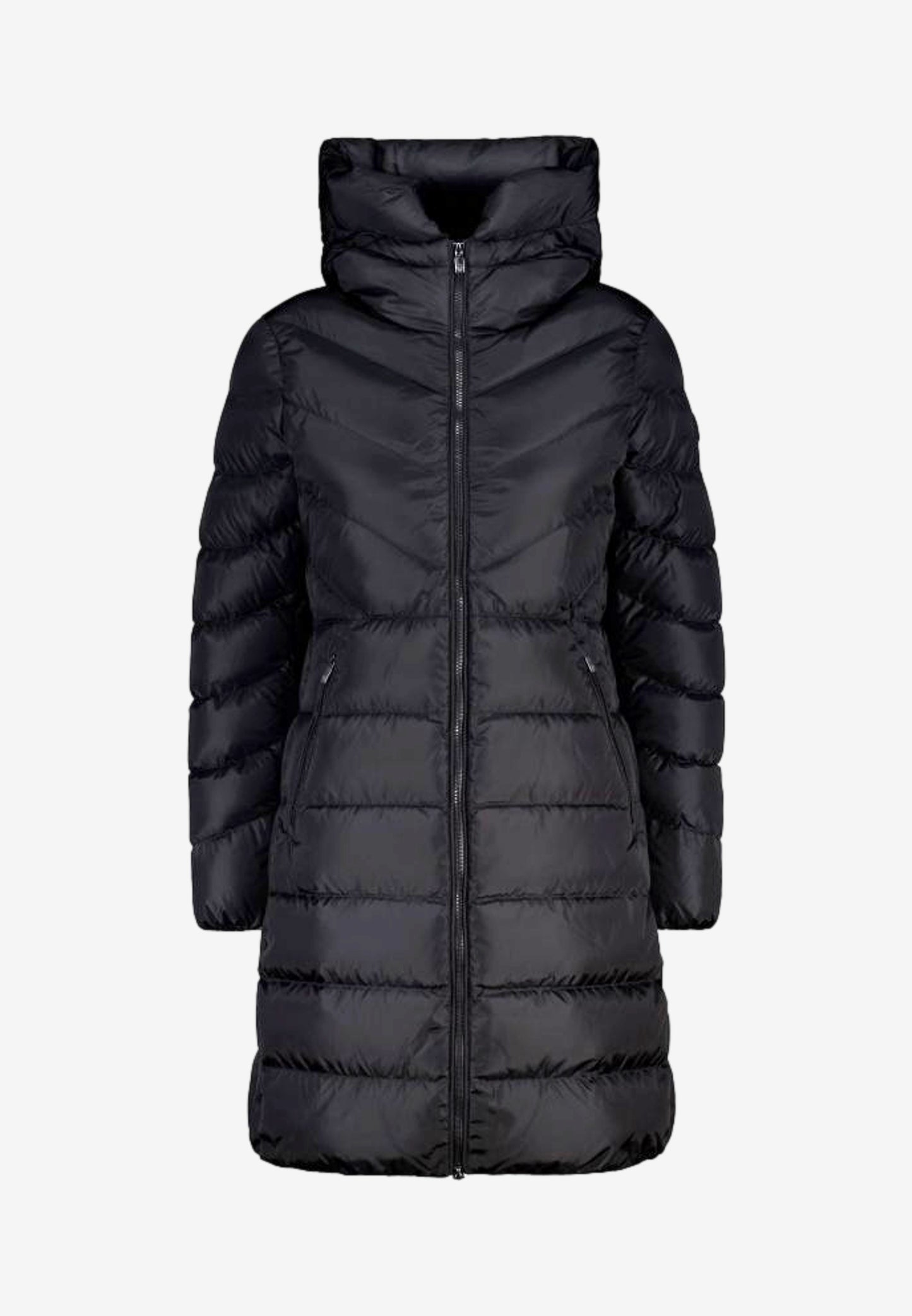 Ciesse Piumini Rebecca 206XXP Giubbotto Donna Lungo Nero con Cappuccio