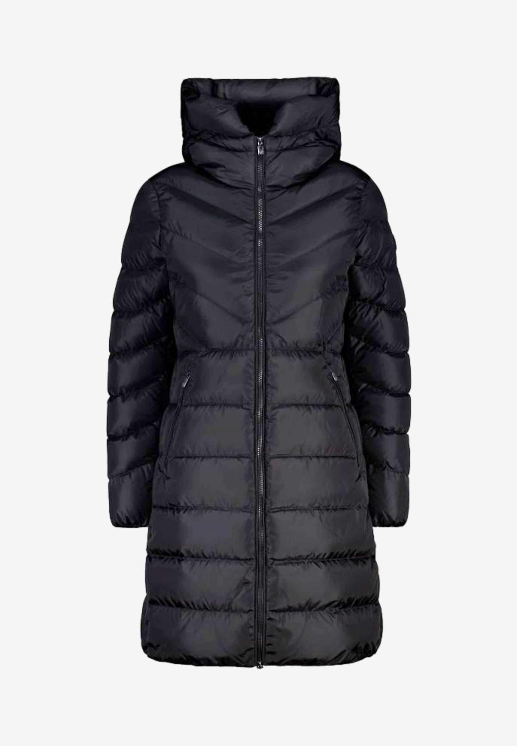 Ciesse Piumini Rebecca 206XXP Giubbotto Donna Lungo Nero con Cappuccio