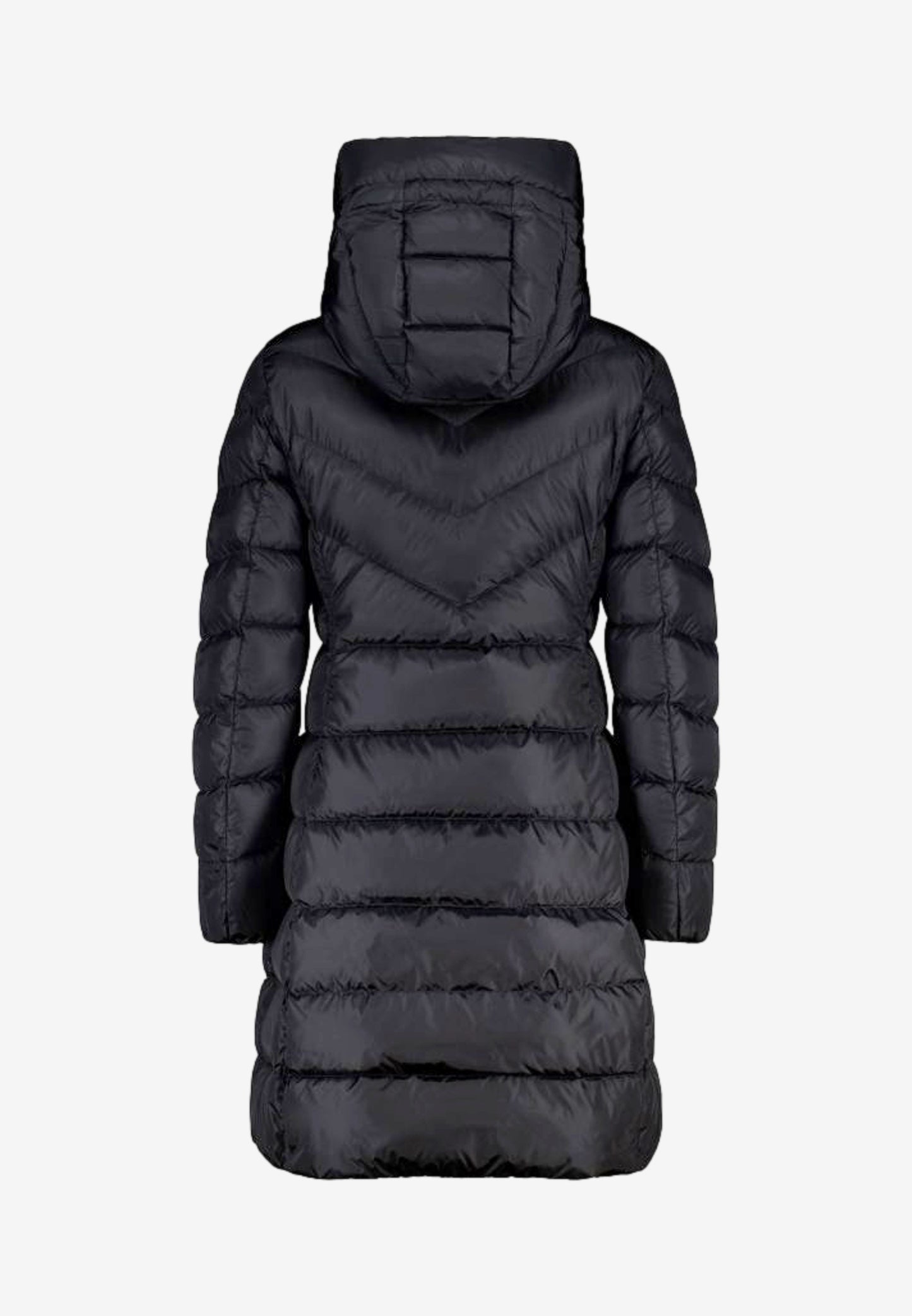 Ciesse Piumini Rebecca 206XXP Giubbotto Donna Lungo Nero con Cappuccio