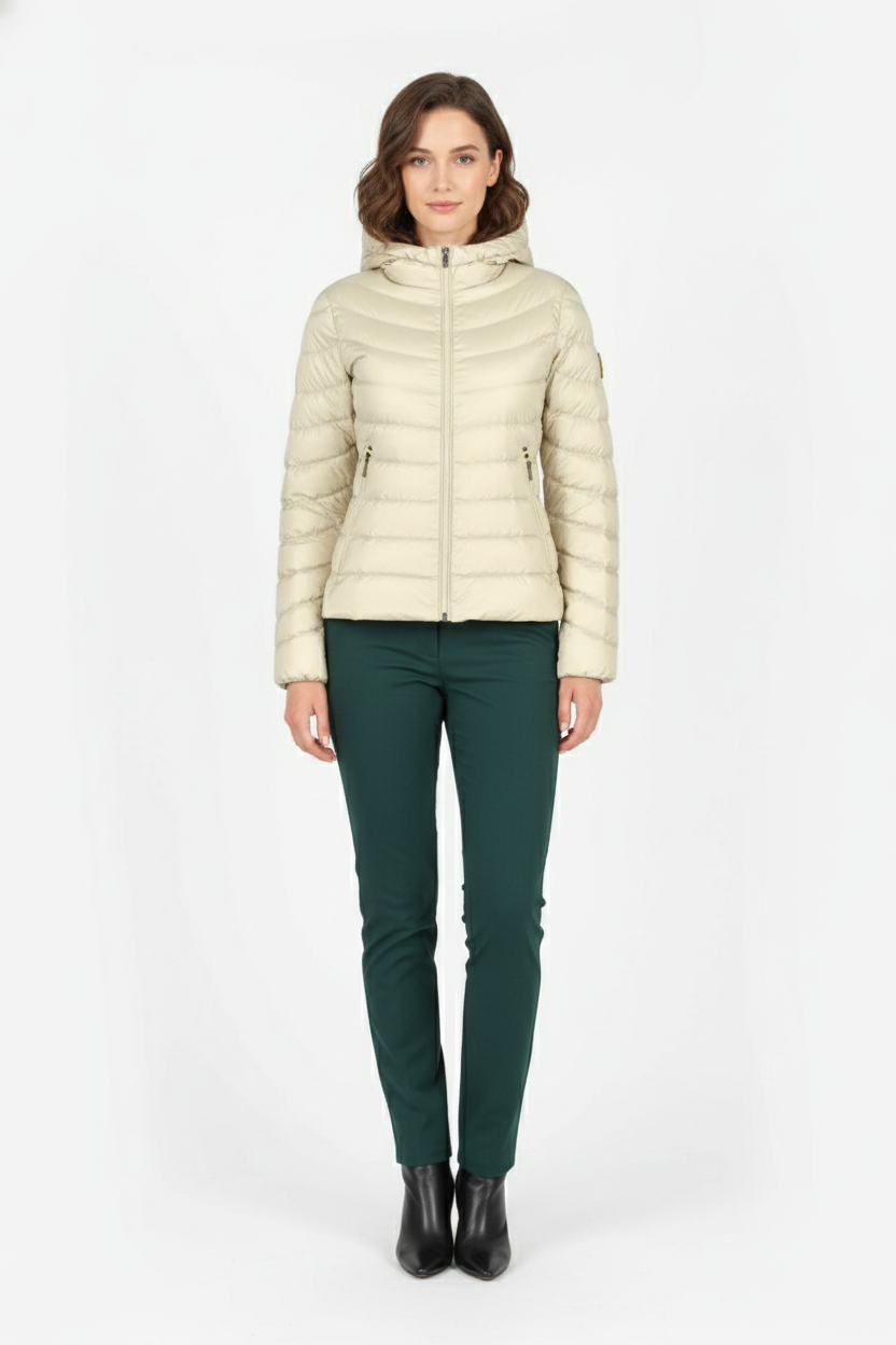 Ciesse Piumini giubbotto donna Ary beige con cappuccio