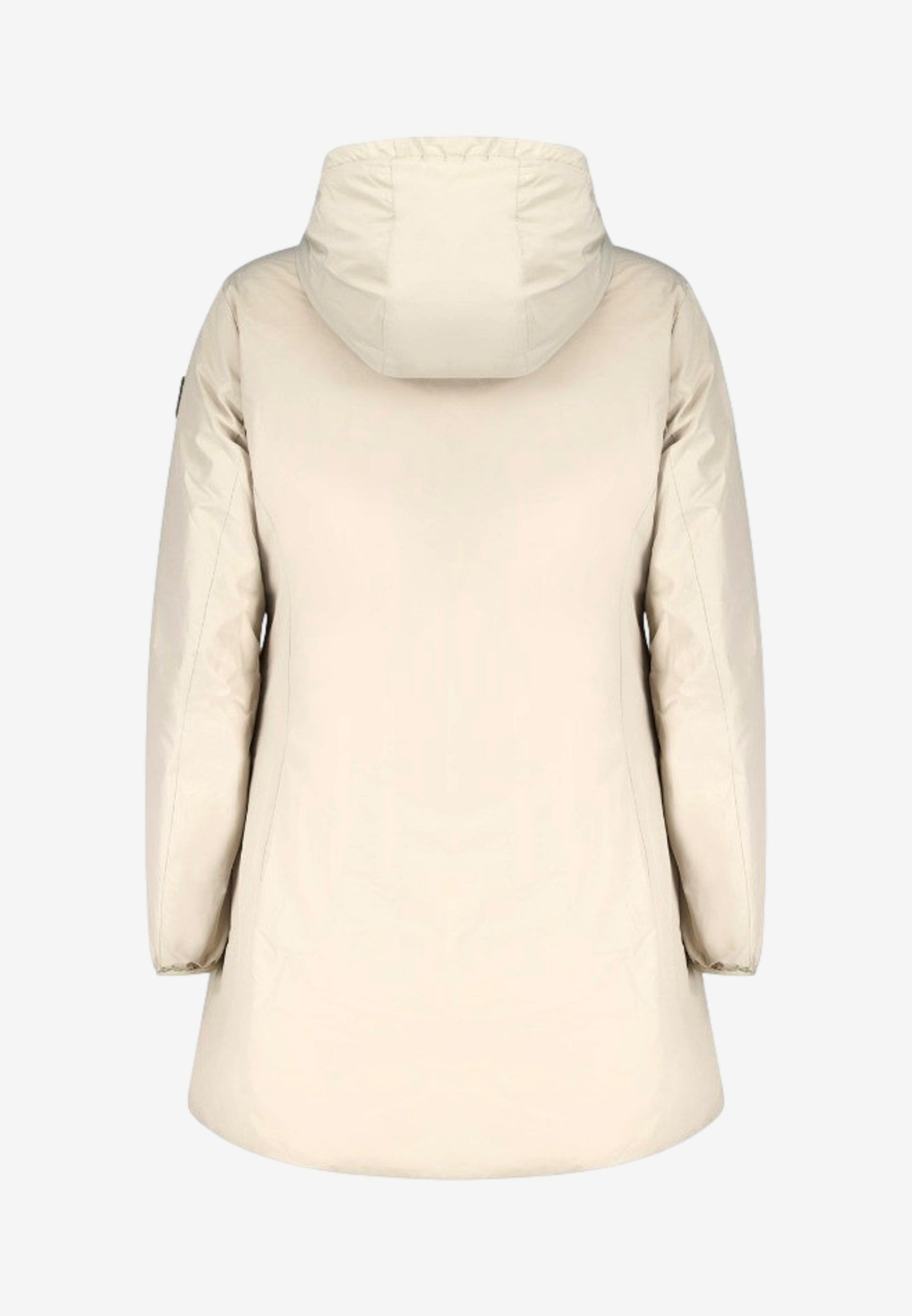 Ciesse Piumini giubbotto lungo donna Matilda beige con cappuccio