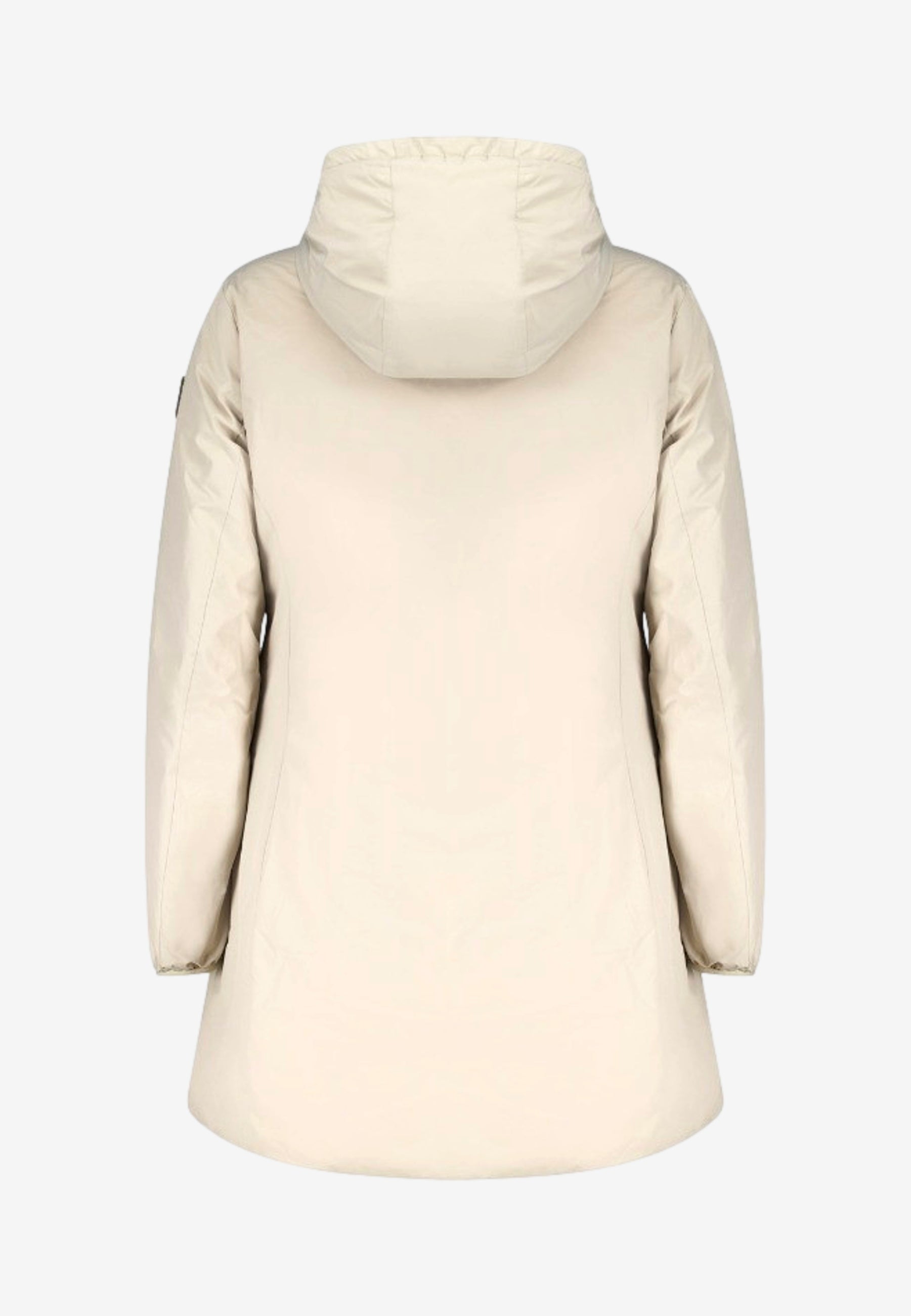 Ciesse Piumini giubbotto lungo donna Matilda beige con cappuccio