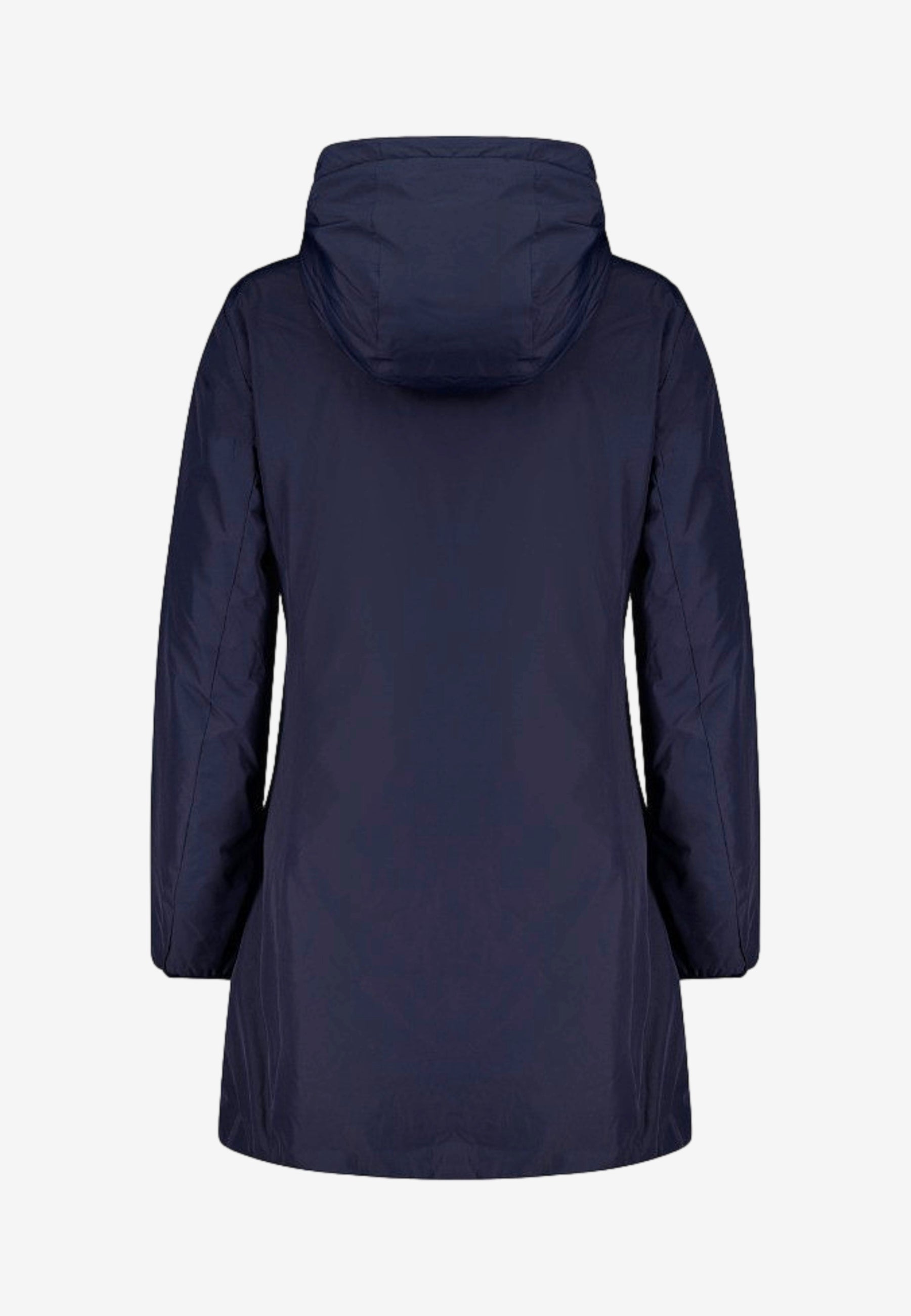 Ciesse Piumini giubbotto lungo donna Matilda blu con cappuccio