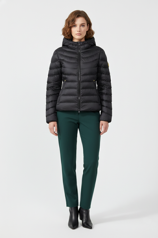 Ciesse Piumini giubbotto donna Ary nero con cappuccio