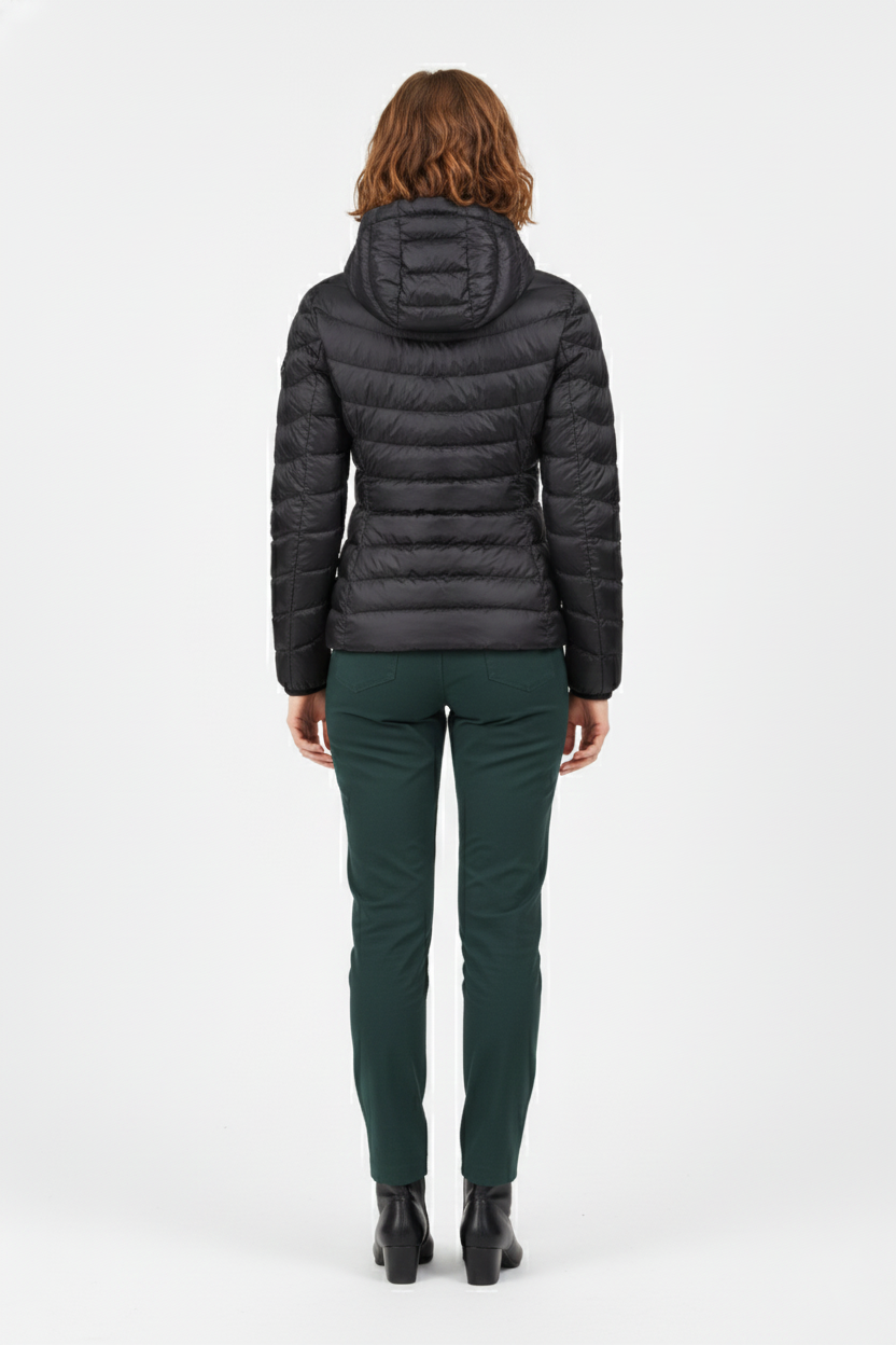 Ciesse Piumini giubbotto donna Ary nero con cappuccio