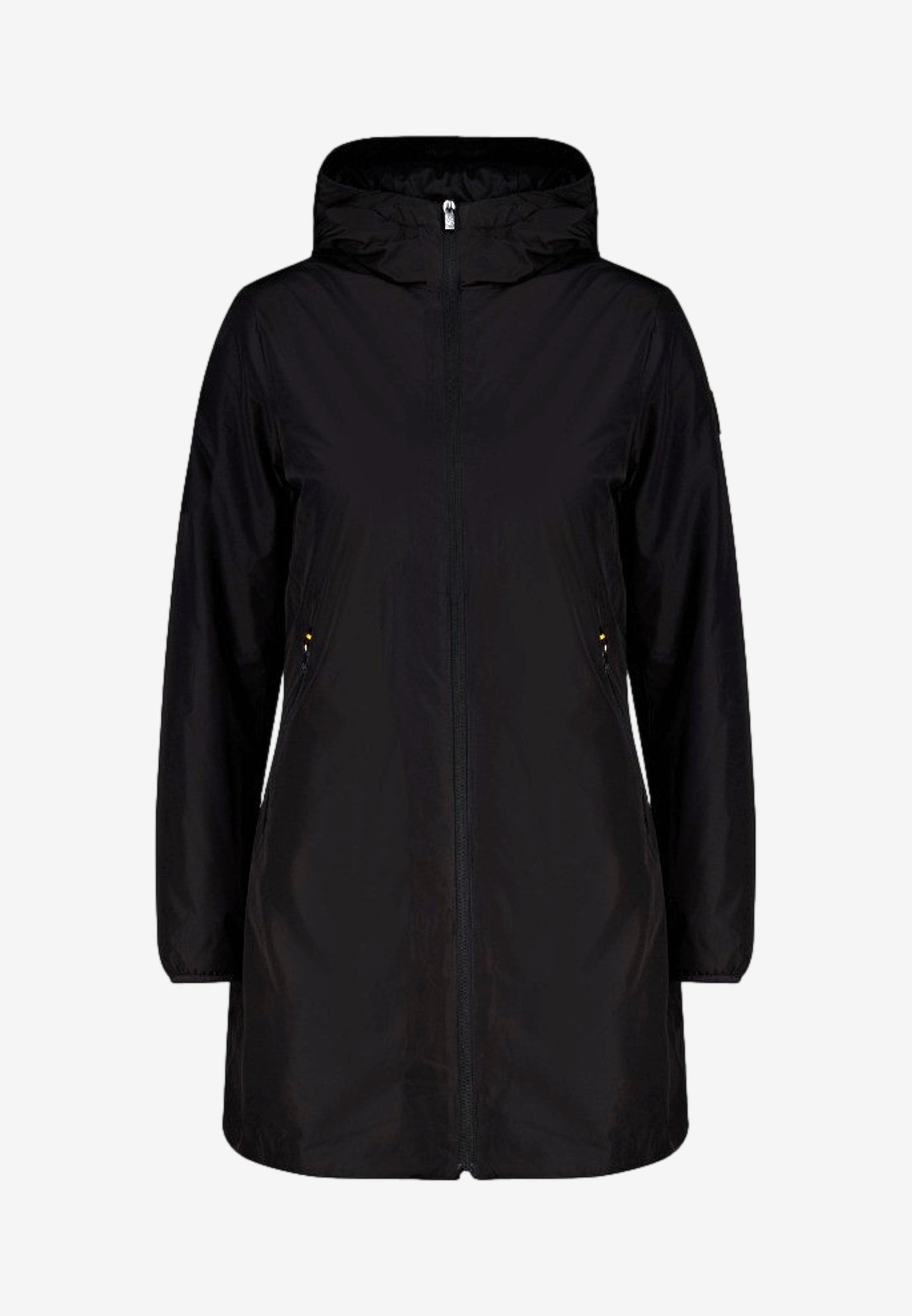 Ciesse Piumini giubbotto lungo donna Matilda nero con cappuccio