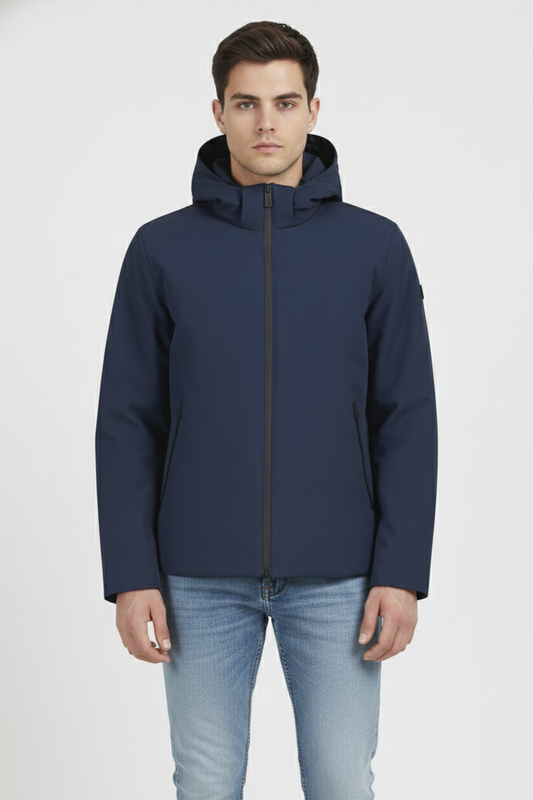 Ciesse Piumini Herring 2.0 giubbotto uomo blu navy con cappuccio
