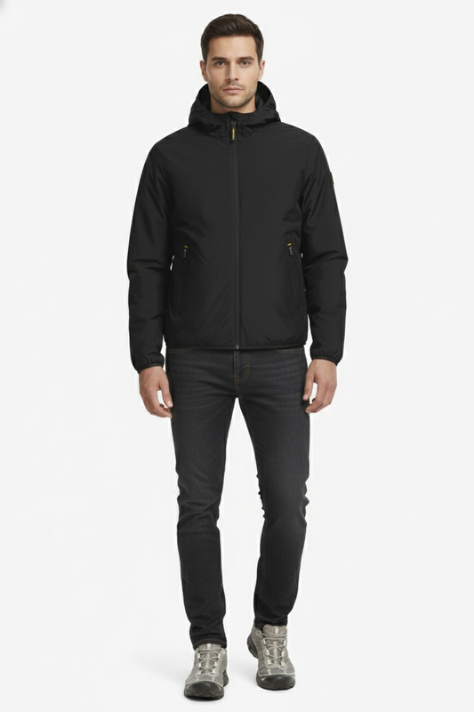 Ciesse Piumini Peter giubbotto uomo nero con cappuccio