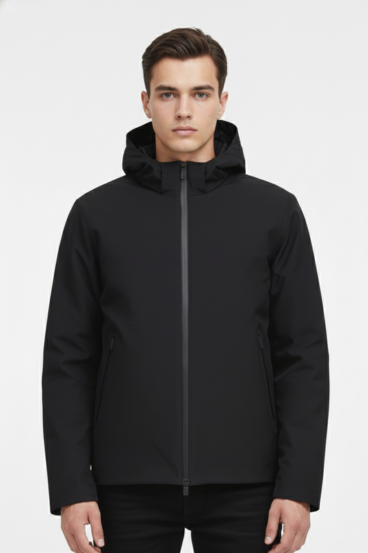 Ciesse Piumini Herring giubbotto uomo nero con cappuccio