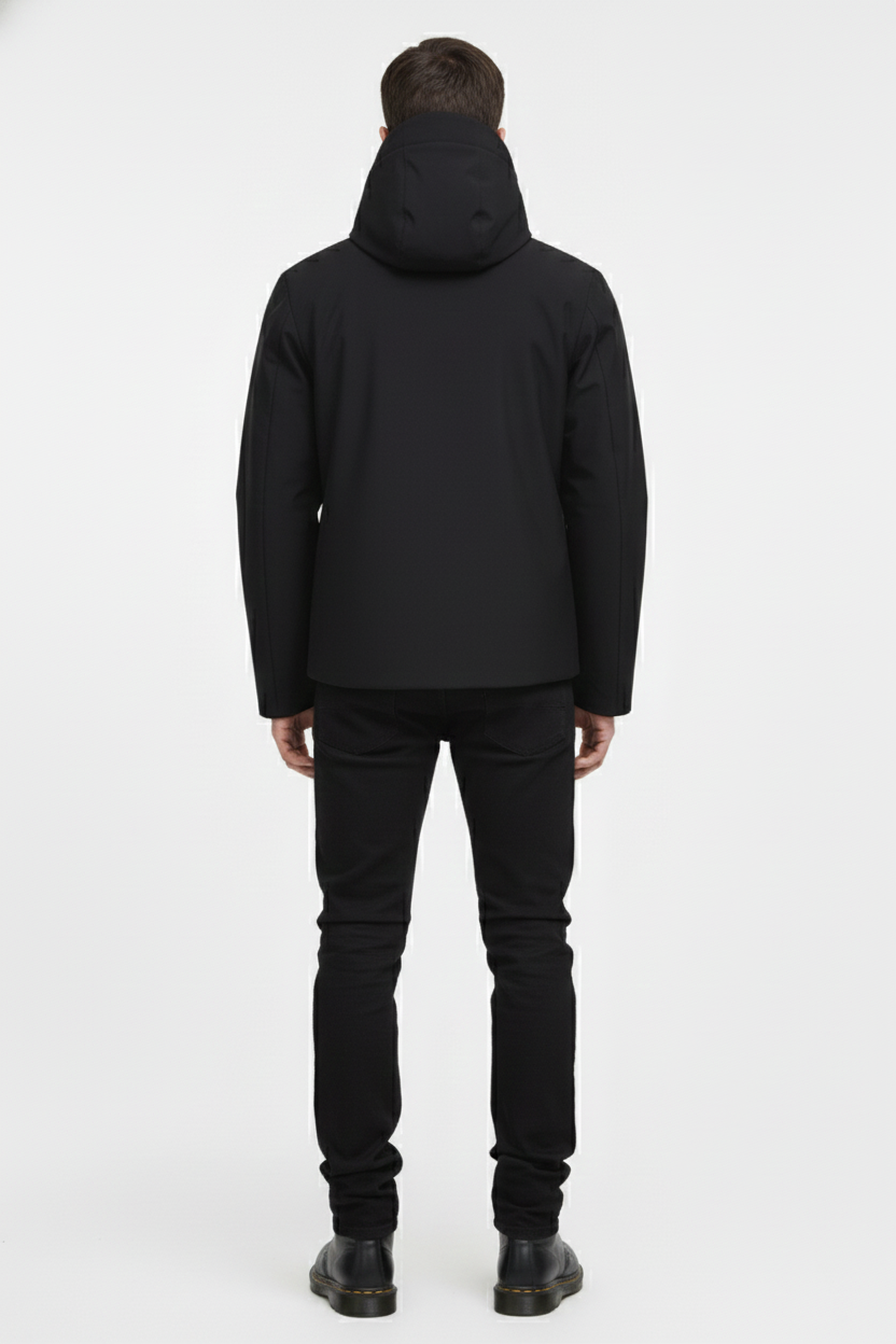 Ciesse Piumini Herring giubbotto uomo nero con cappuccio